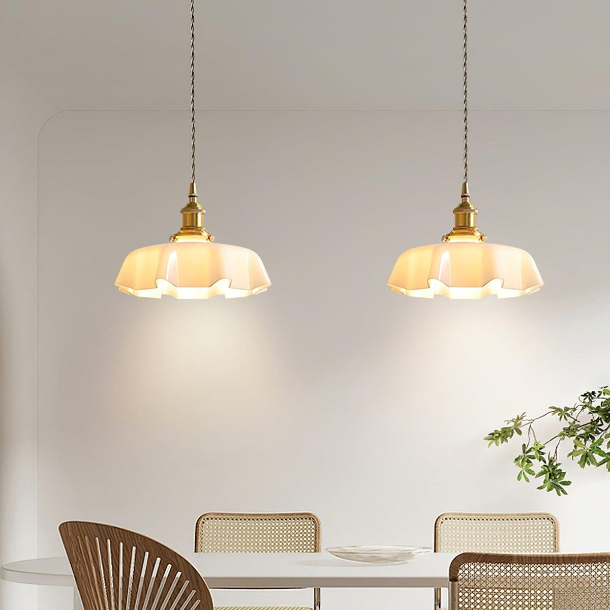 Civen Suspension Fleur Verre