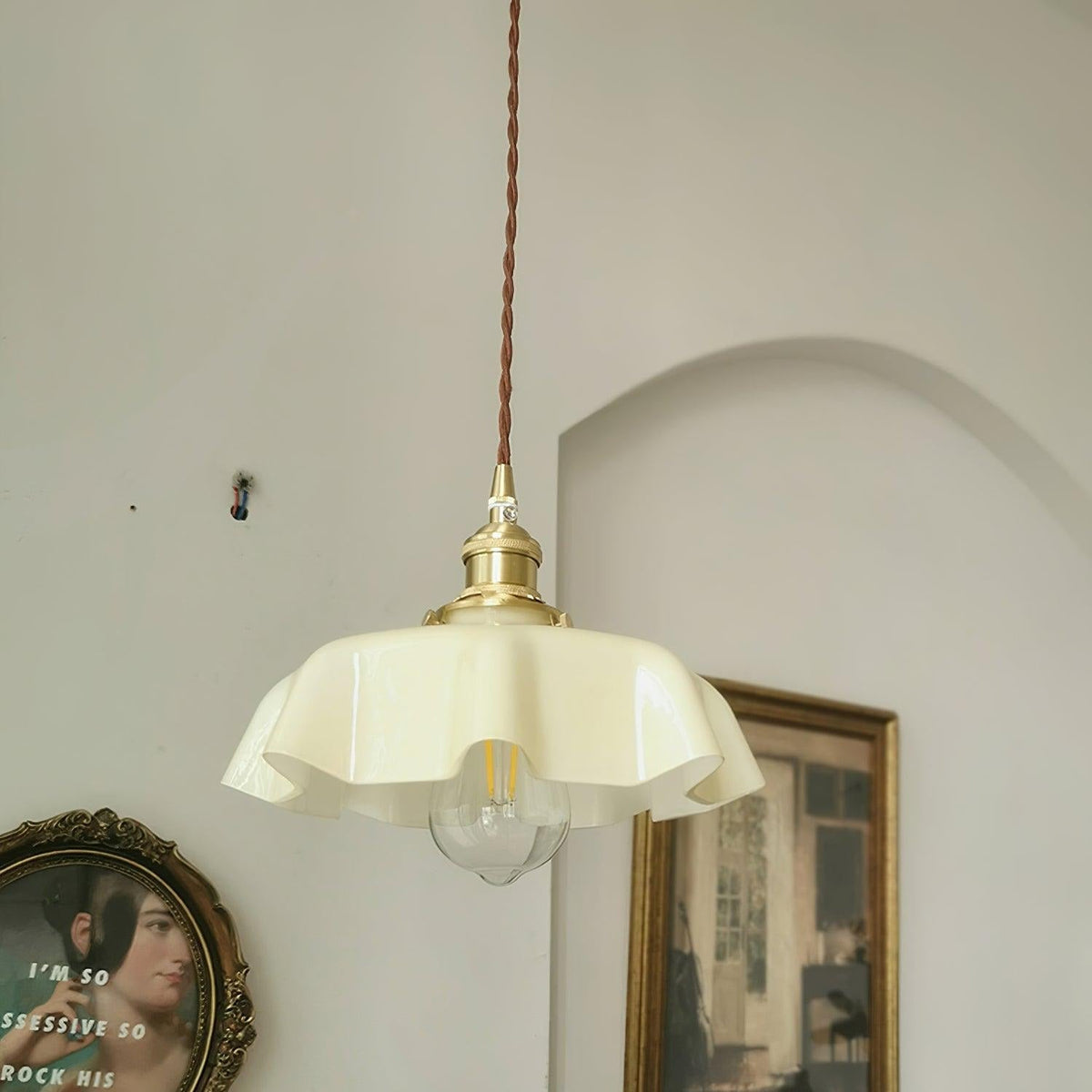 Civen Suspension Fleur Verre