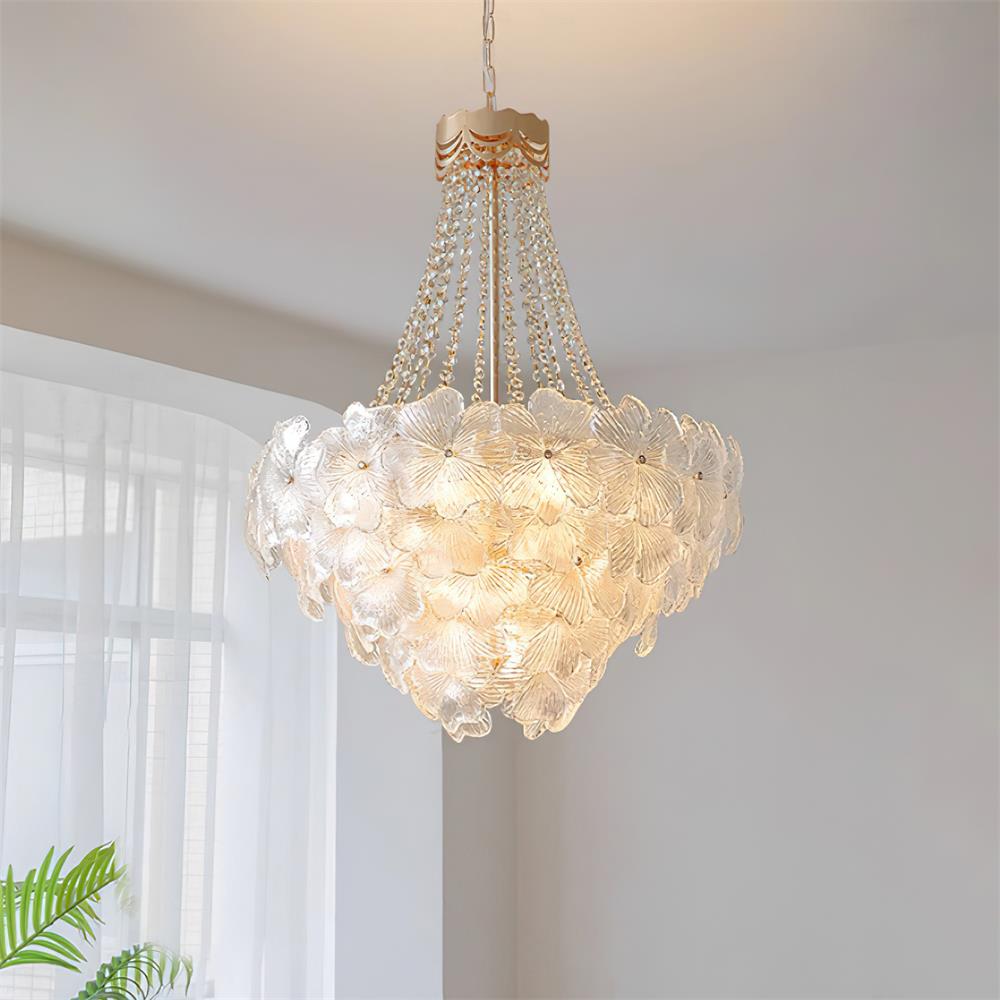 Campina Lustre Cristal Fleur Superposé