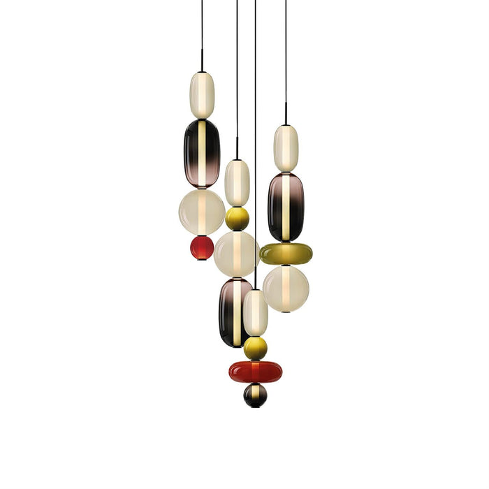 Cunorara Prime Art Coloré Verre Lustre