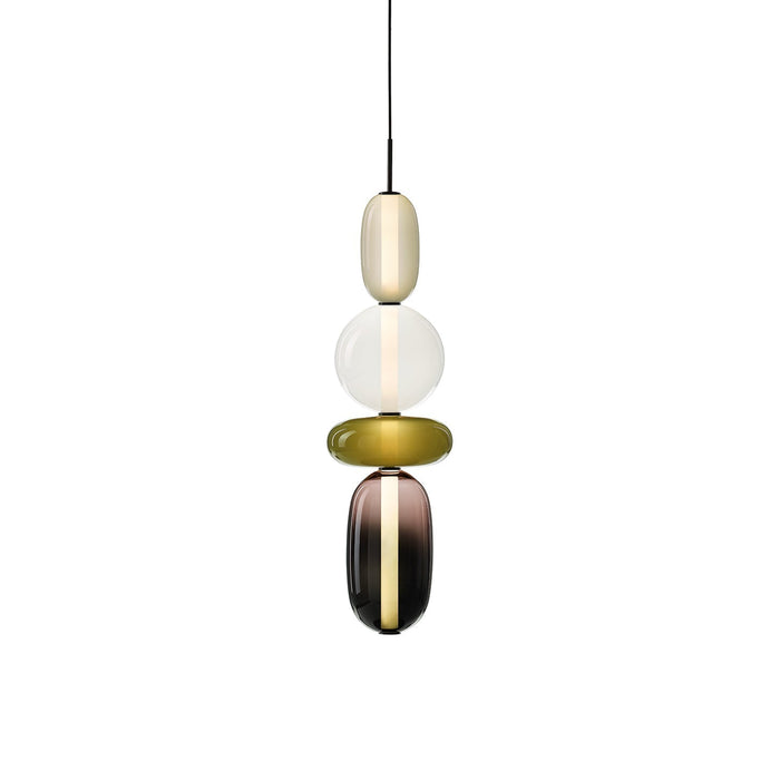 Zodore Prime Art Coloré Verre Suspension