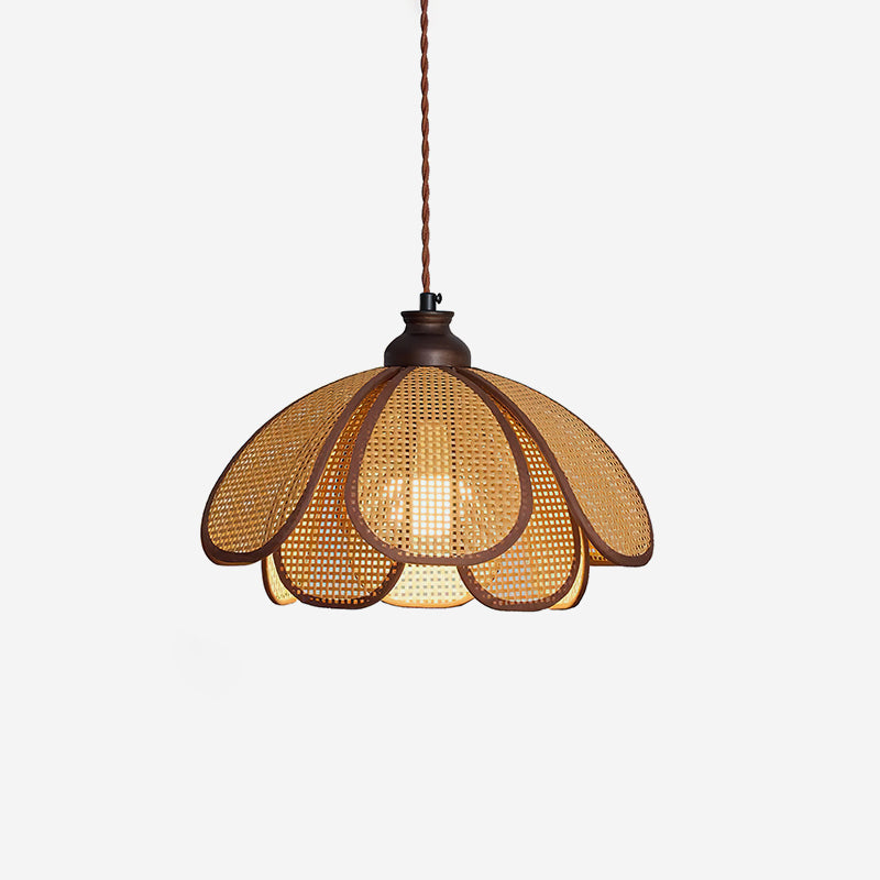 Capelina Suspension Pétale en Bois Moderne