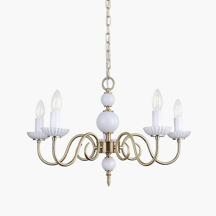 Lustra Lustre Carlita Doré Moderne