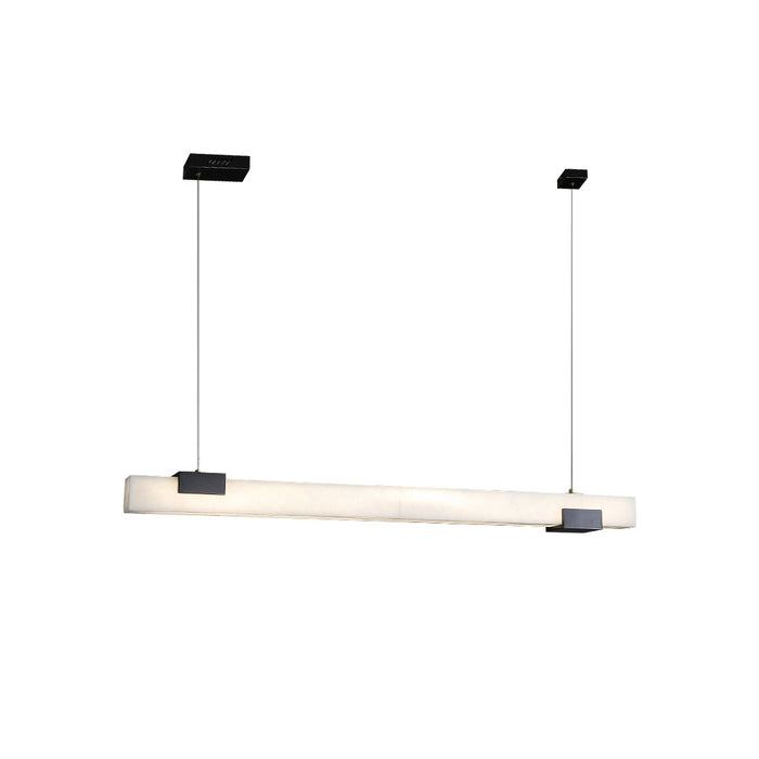 Avert Suspension en Laiton et Albâtre Minimaliste Moderne