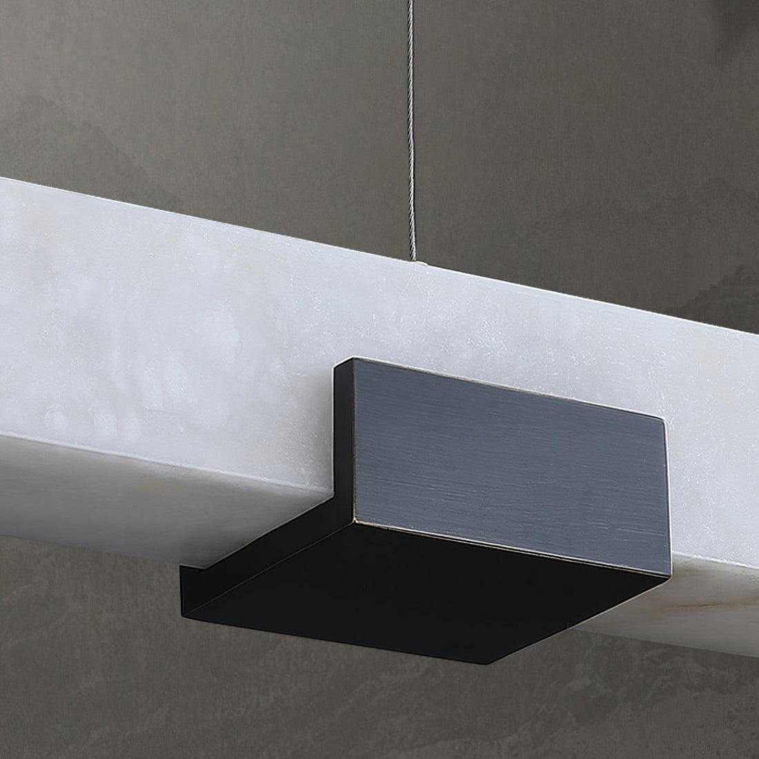 Kaelen Minimaliste Albâtre Linéaire Pendentif Lumière