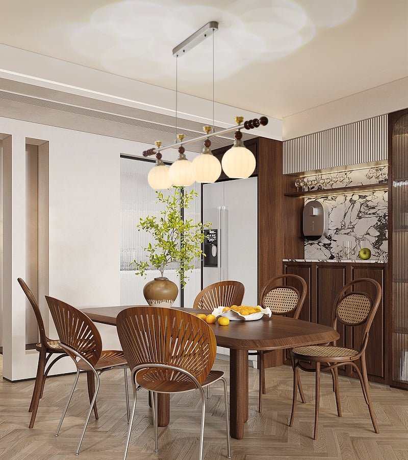 Otheia Suspension Linéaire en Bois Vintage