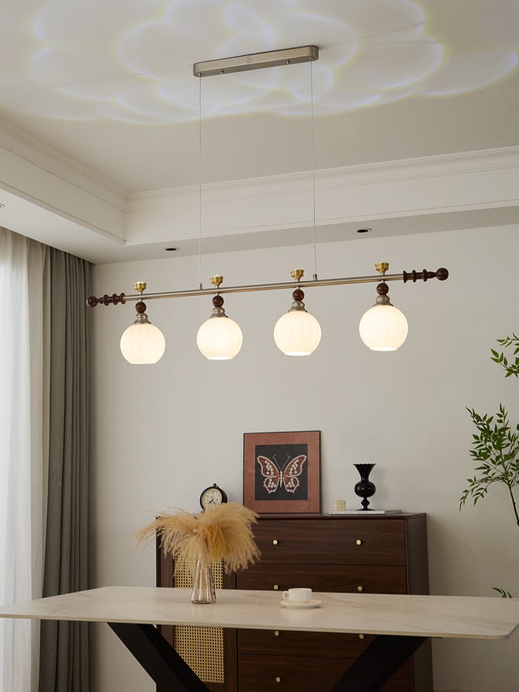 Otheia Suspension Linéaire en Bois Vintage