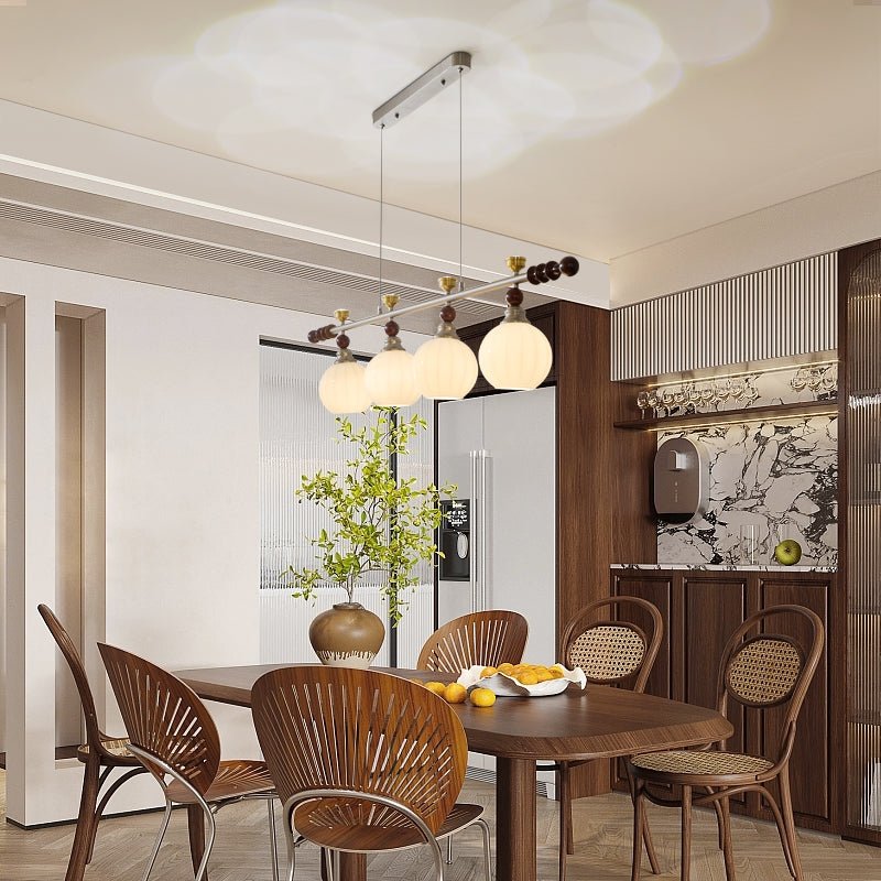 Otheia Suspension Linéaire en Bois Vintage