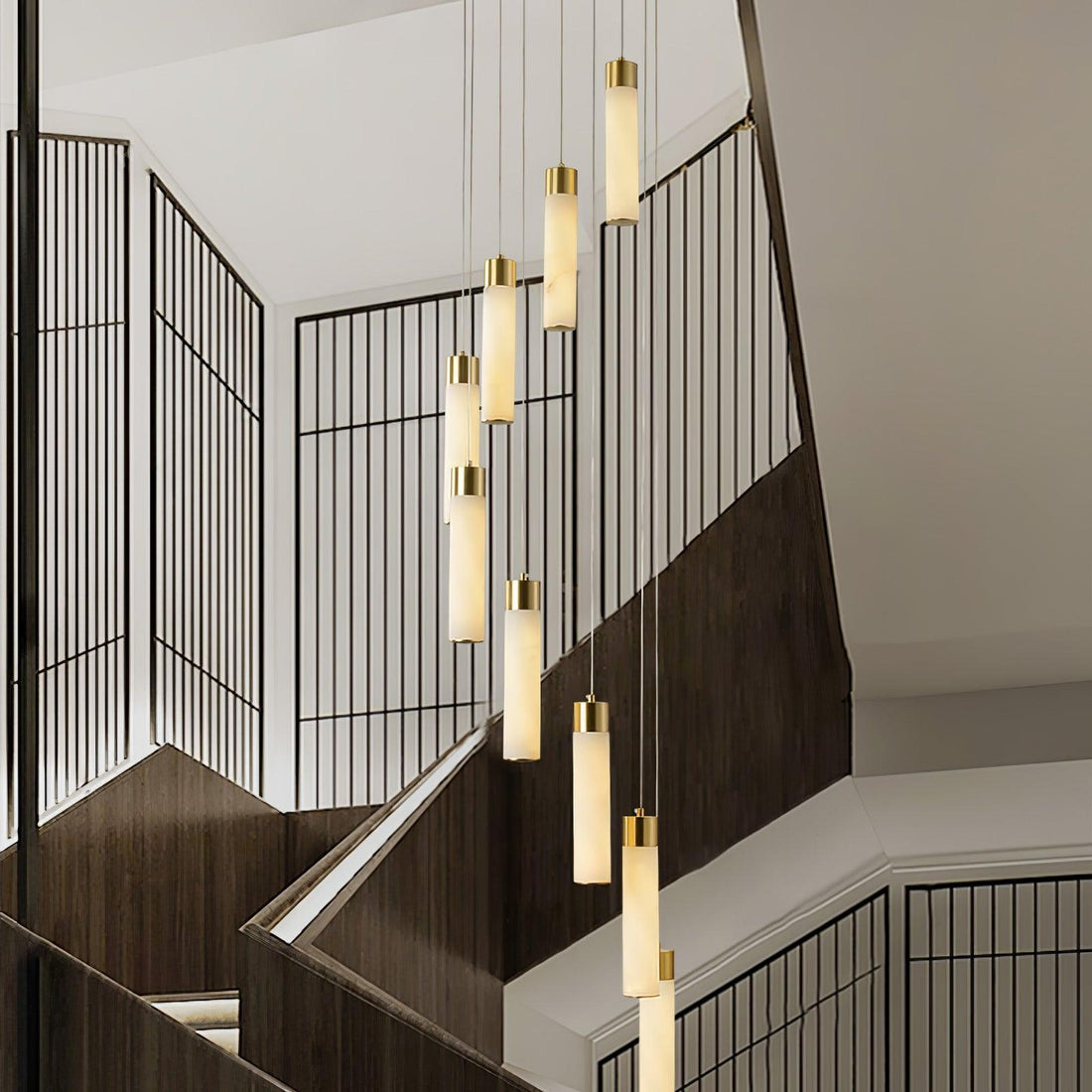 Aurelia Lustre Albâtre pour Escalier