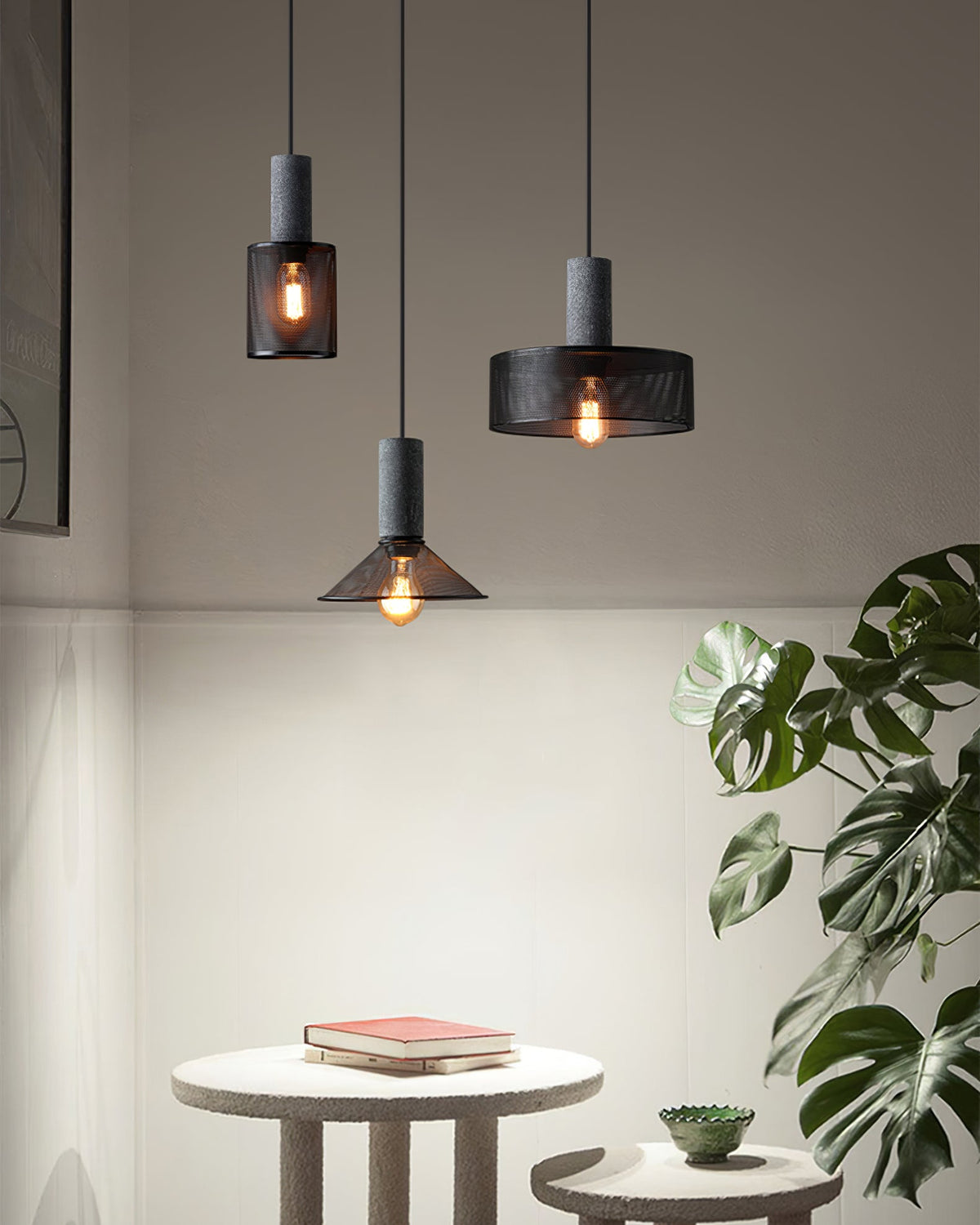 Hexa Suspension Métal Moderne