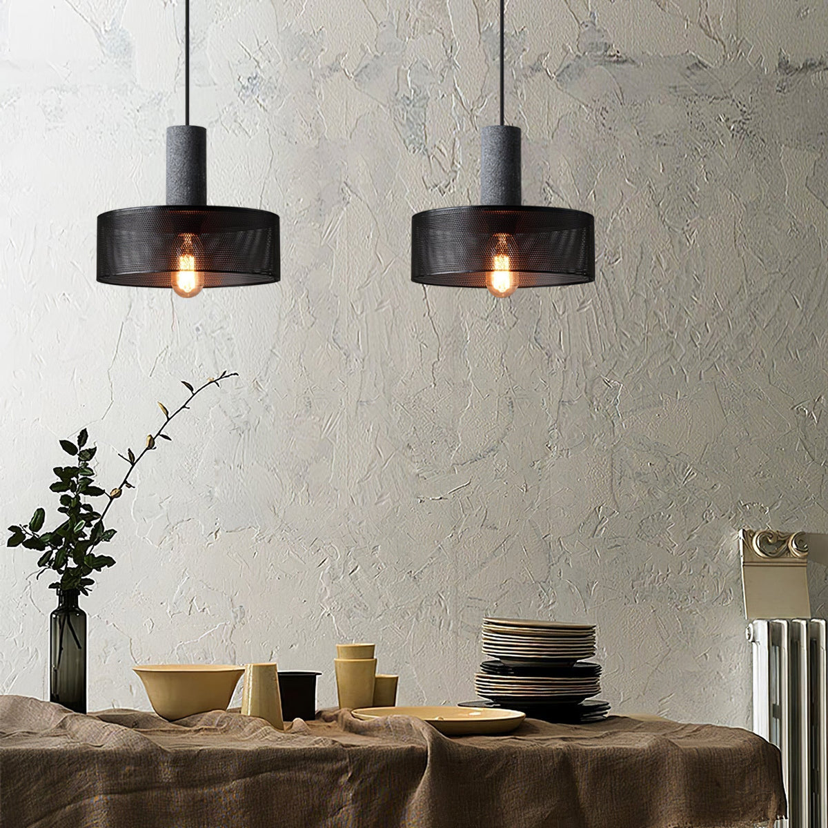 Hexa Suspension Métal Moderne
