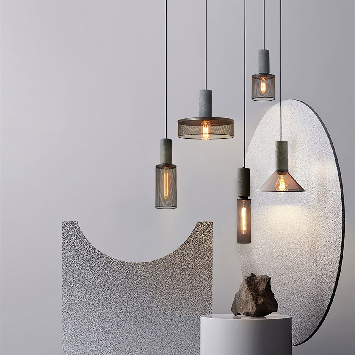 Hexa Suspension Métal Moderne