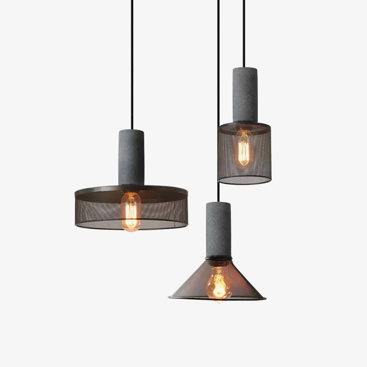 Hexa Suspension Métal Moderne