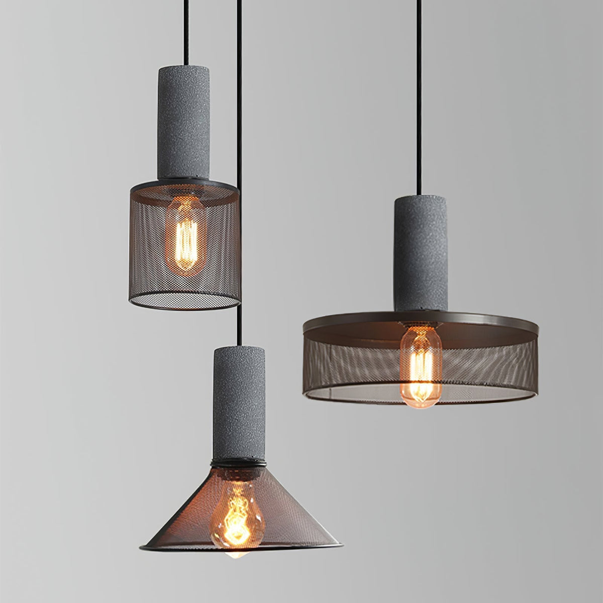 Hexa Suspension Métal Moderne