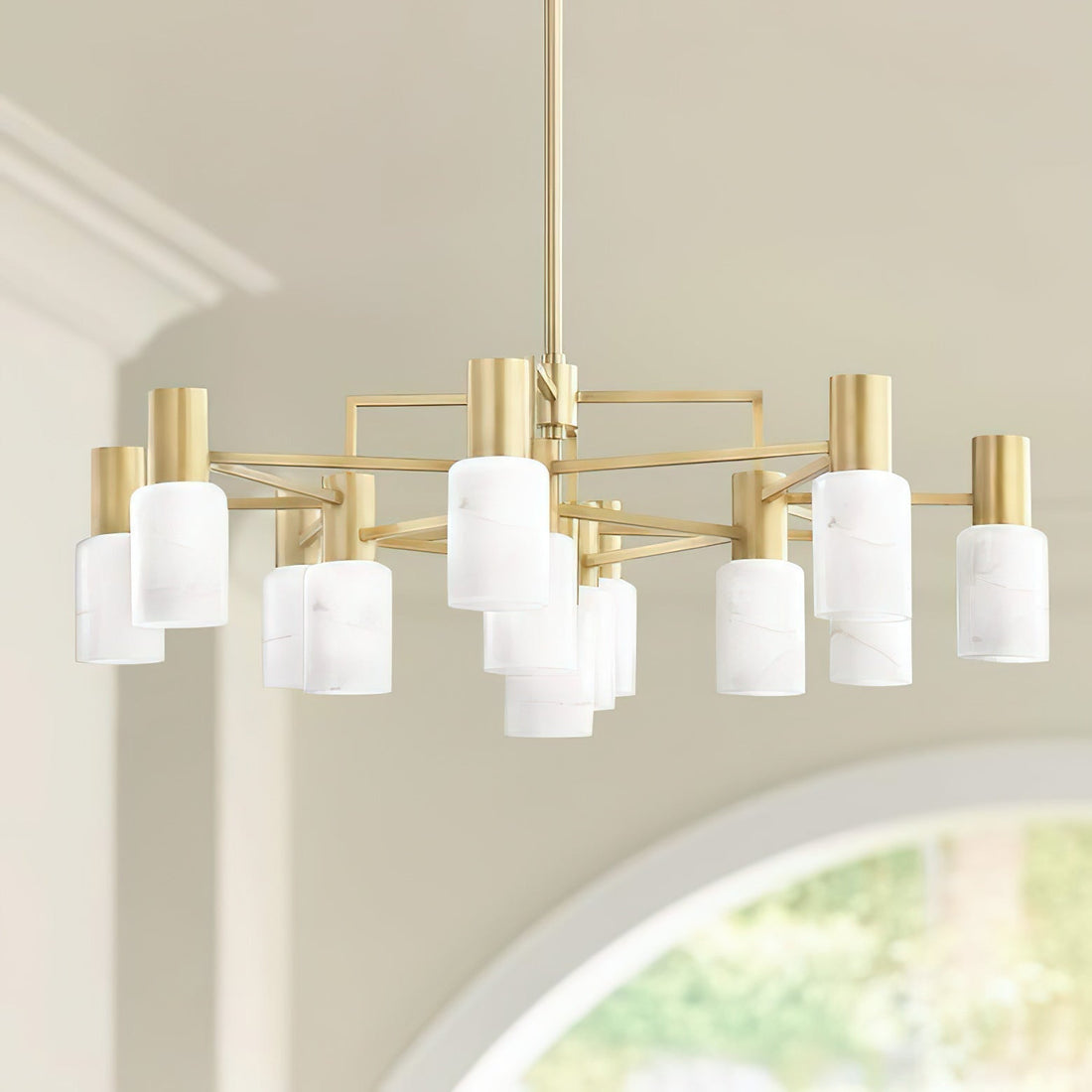 Drift Lustre Chrome Alabâtre Premium Centerport