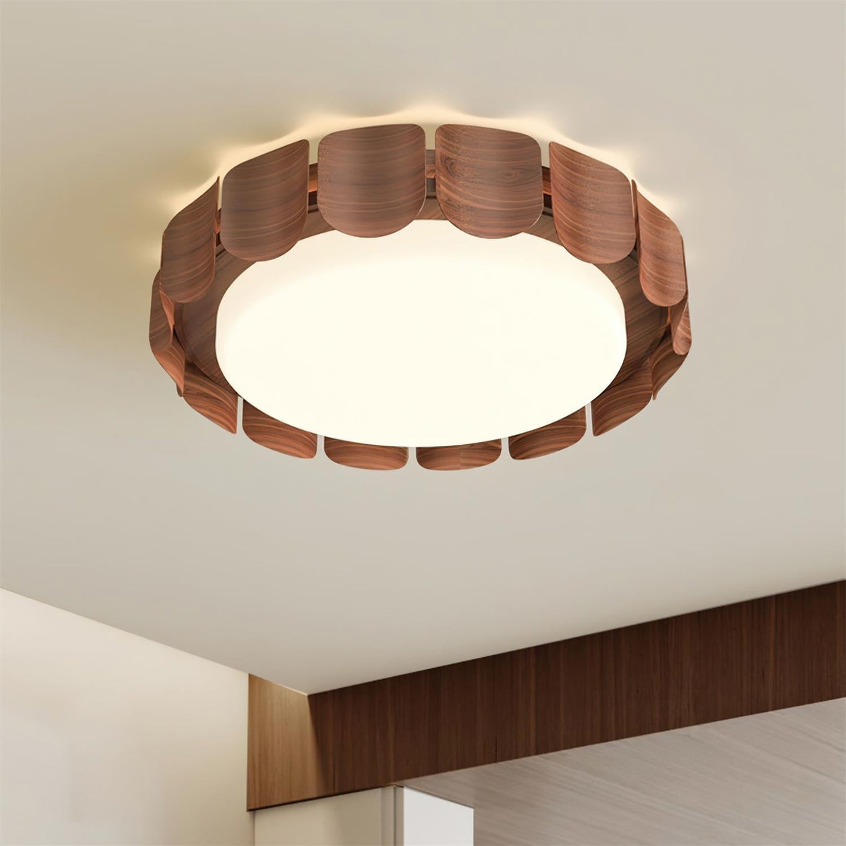 Ardura Plafonnier LED Noyer