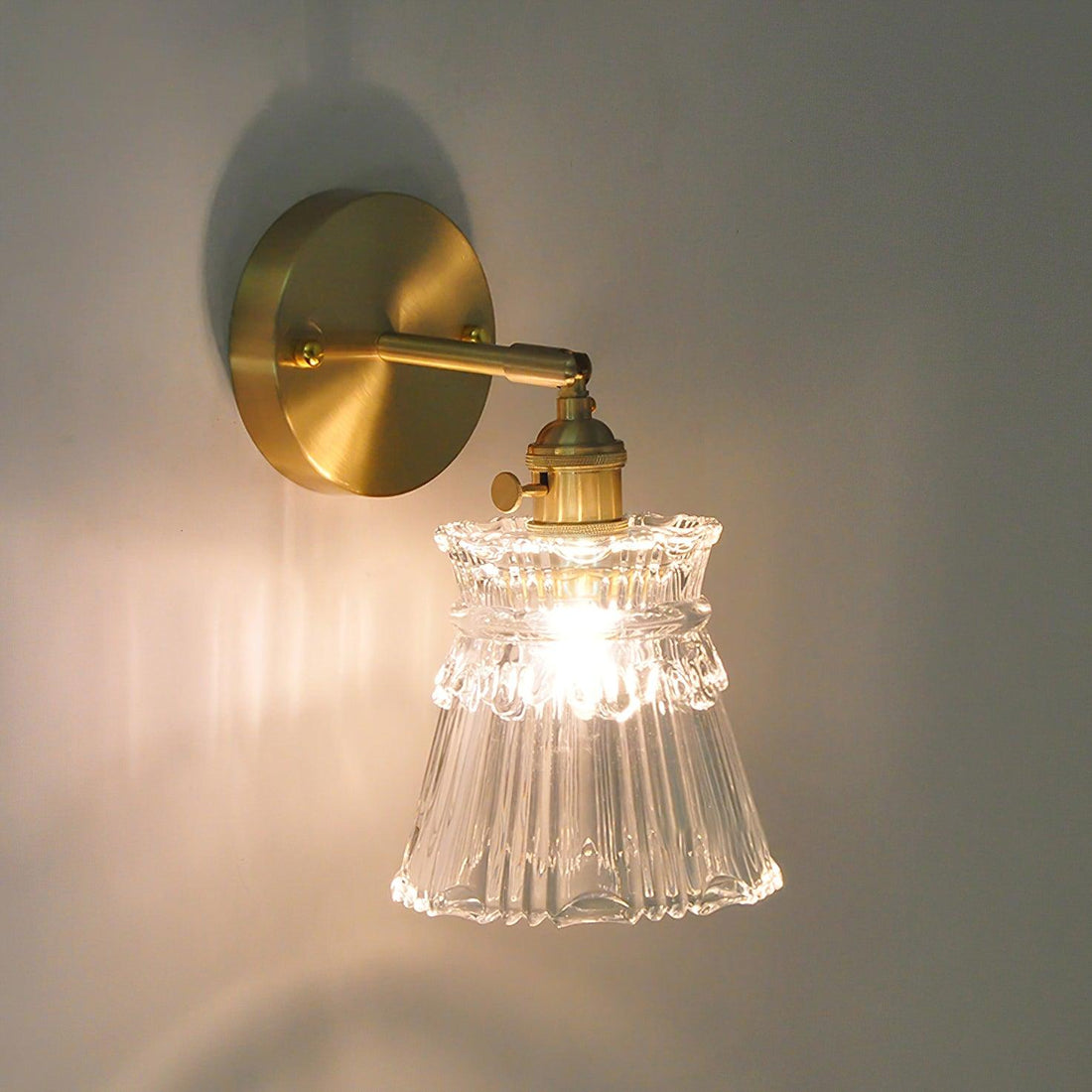Lustra Lampe Murale Cristal Évasé Classique