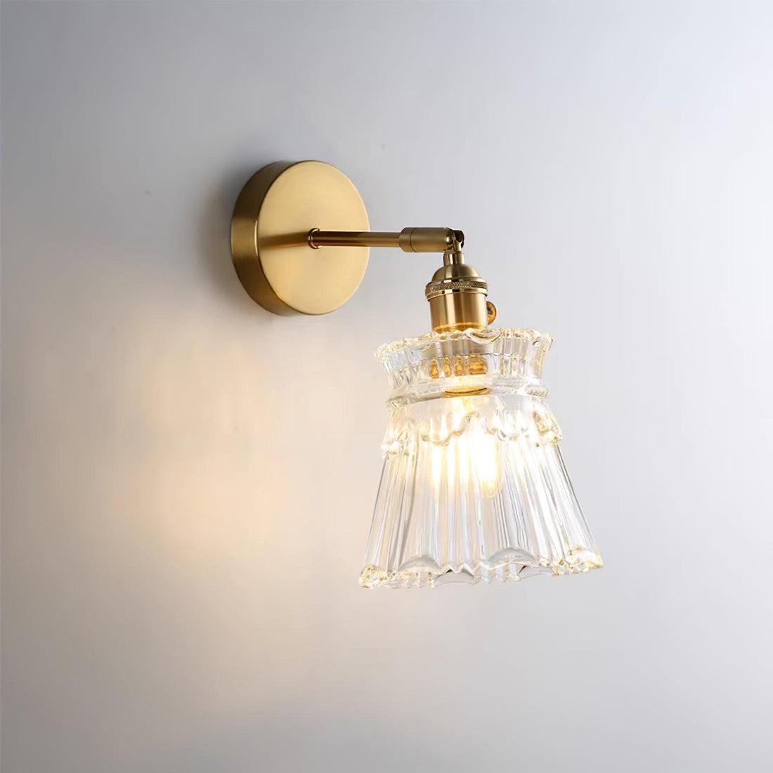Lustra Lampe Murale Cristal Évasé Classique