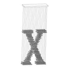 Canopée Longue X: L100cm x W 35cm x H 250cm