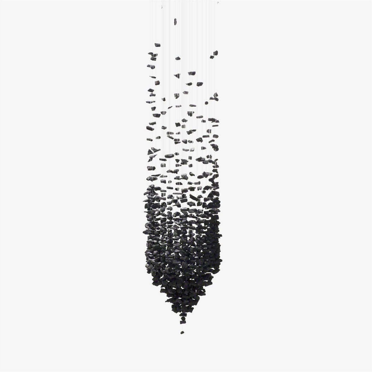 Arsilus Lustre Sculptural en Pierre Charbon