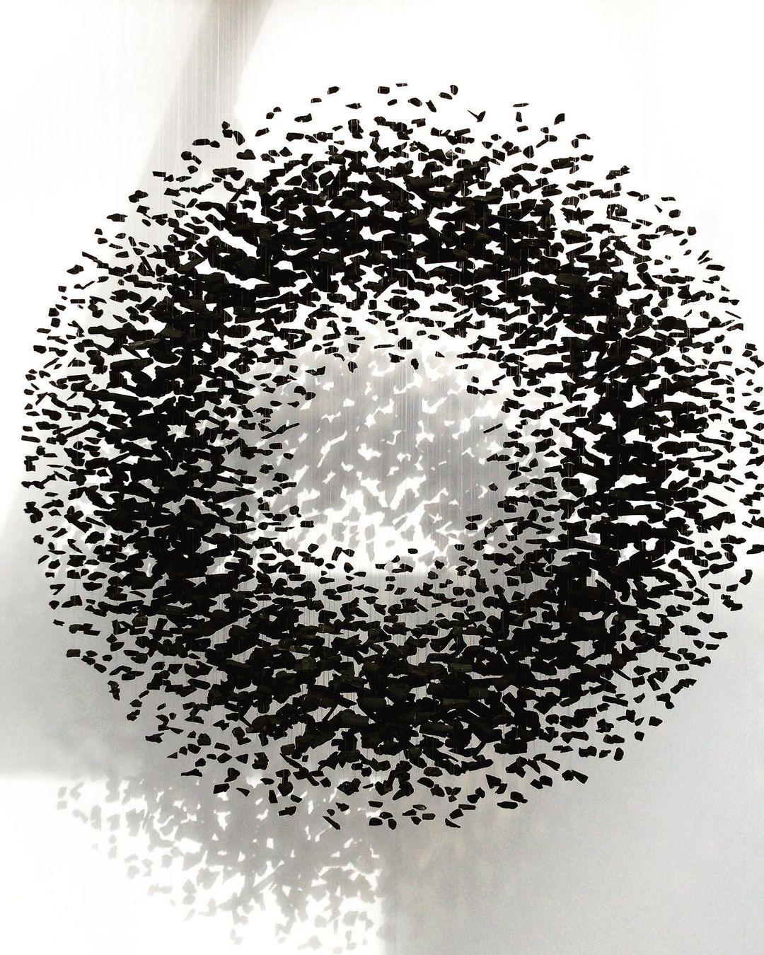 Arsilus Lustre Sculptural en Pierre Charbon