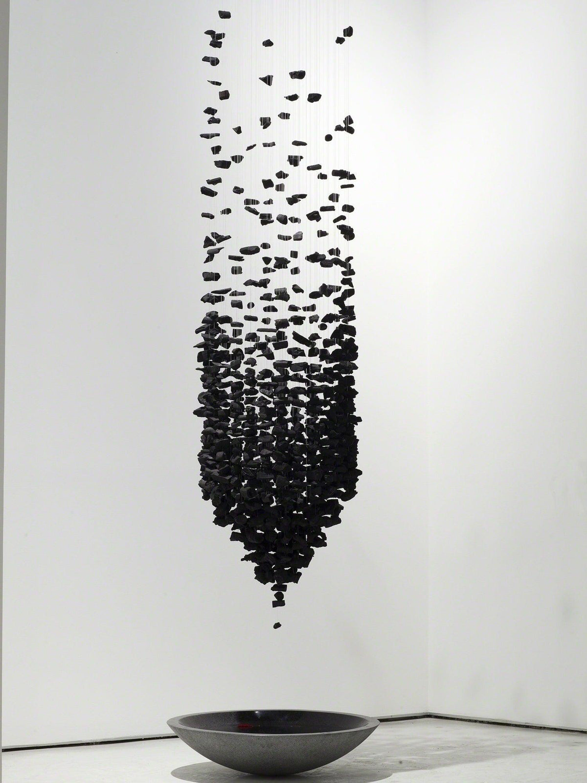 Arsilus Lustre Sculptural en Pierre Charbon
