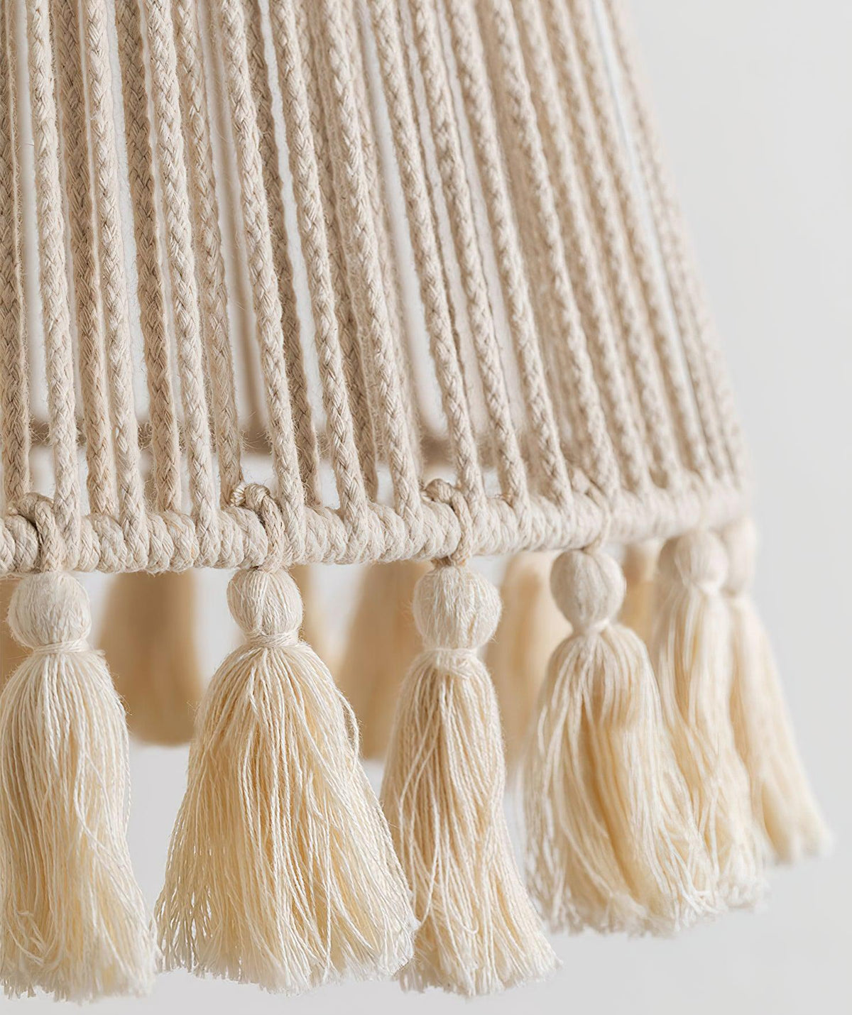Alsolia Lampe Suspension à Corde Traditionnelle