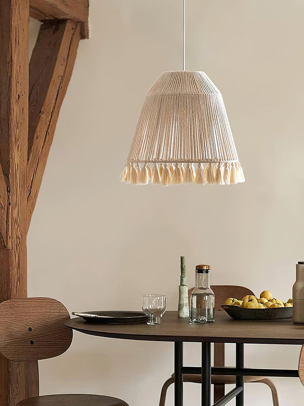 Alsolia Lampe Suspension à Corde Traditionnelle