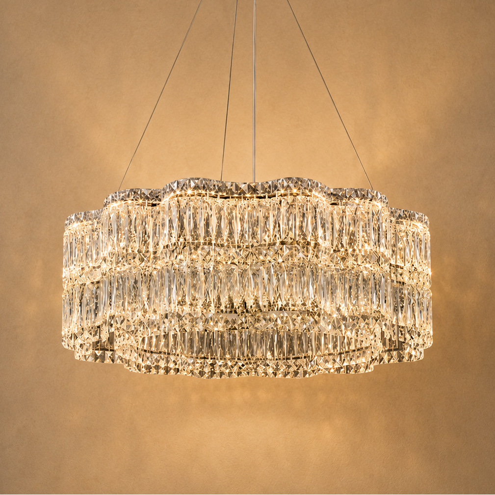 Lustre Suspendu en Cristal K9 - Pruméa