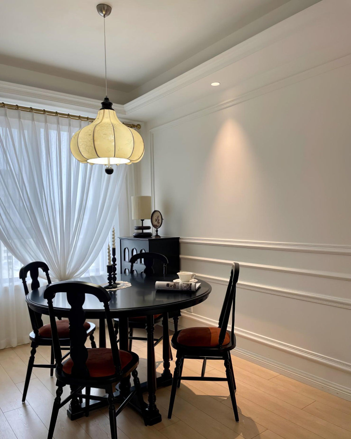 Lanterna Lampe Suspension Tissu