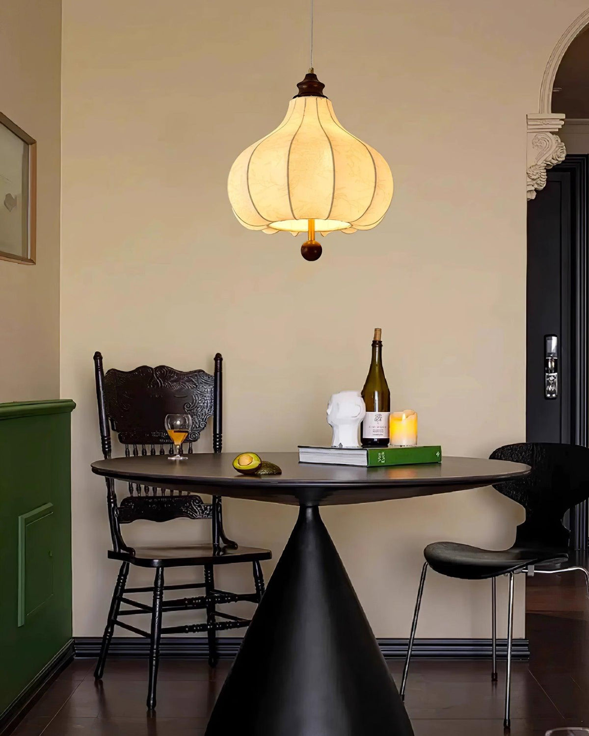 Lanterna Lampe Suspension Tissu