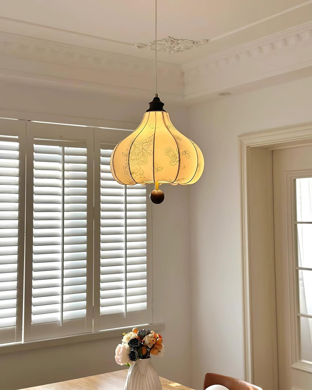 Lanterna Lampe Suspension Tissu