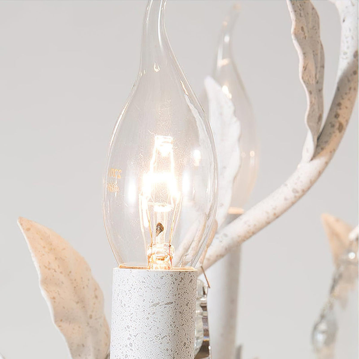 Sylvia Lustre en Verre Vintage