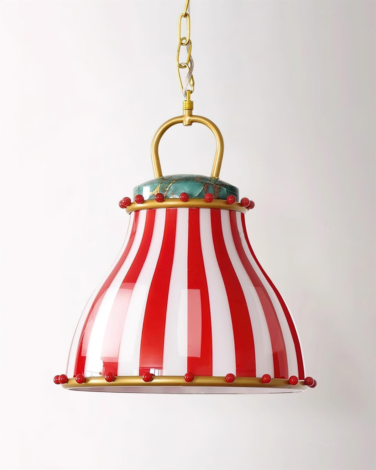 Flick Suspension en Verre Rayures Rouges et Blanches