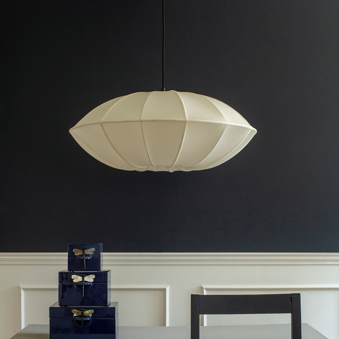 Tansu Lanterne Classique LED Suspension Salle à Manger