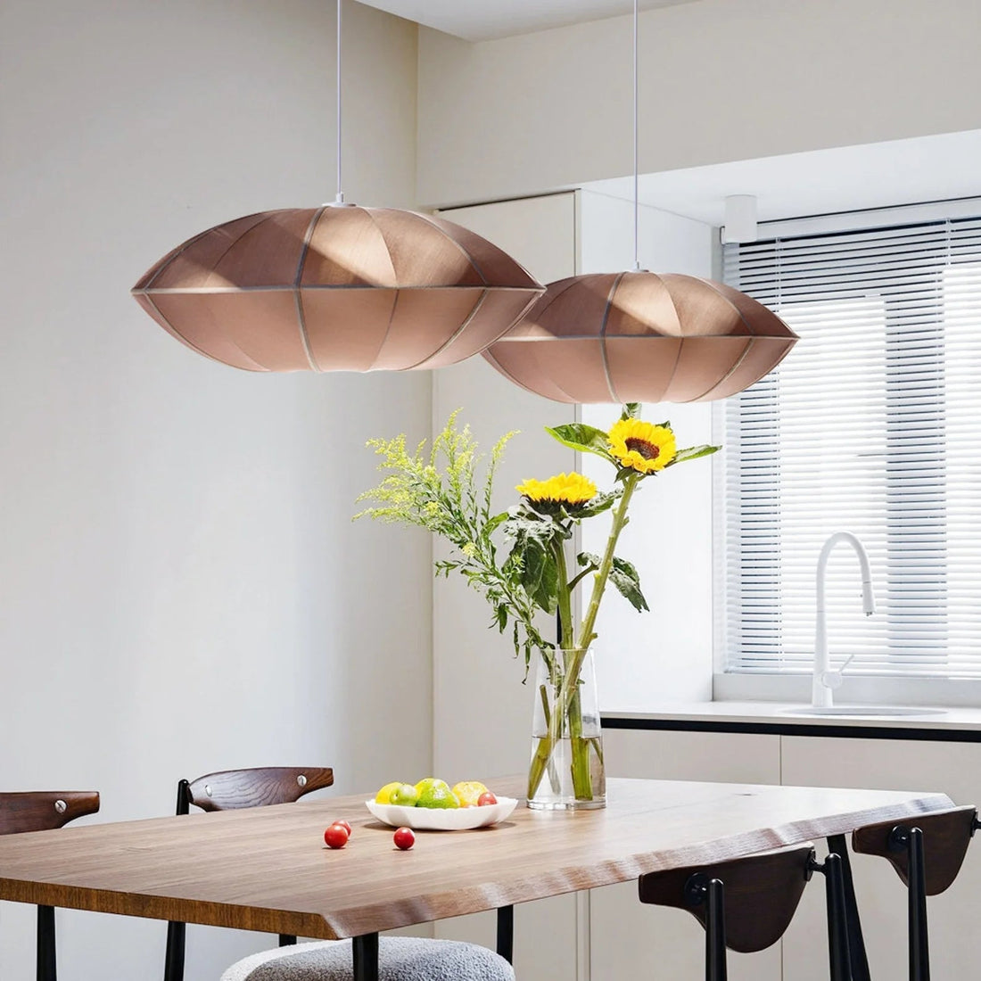 Tansu Lanterne Classique LED Suspension Salle à Manger