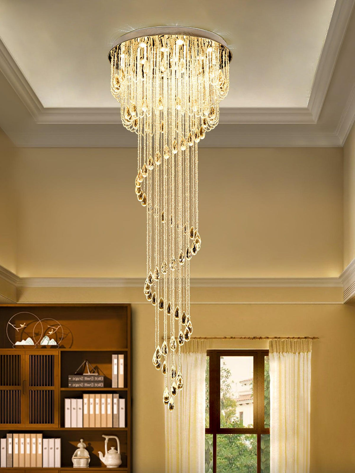 Evlaeia Lustre Cristal Postmoderne Luxueux
