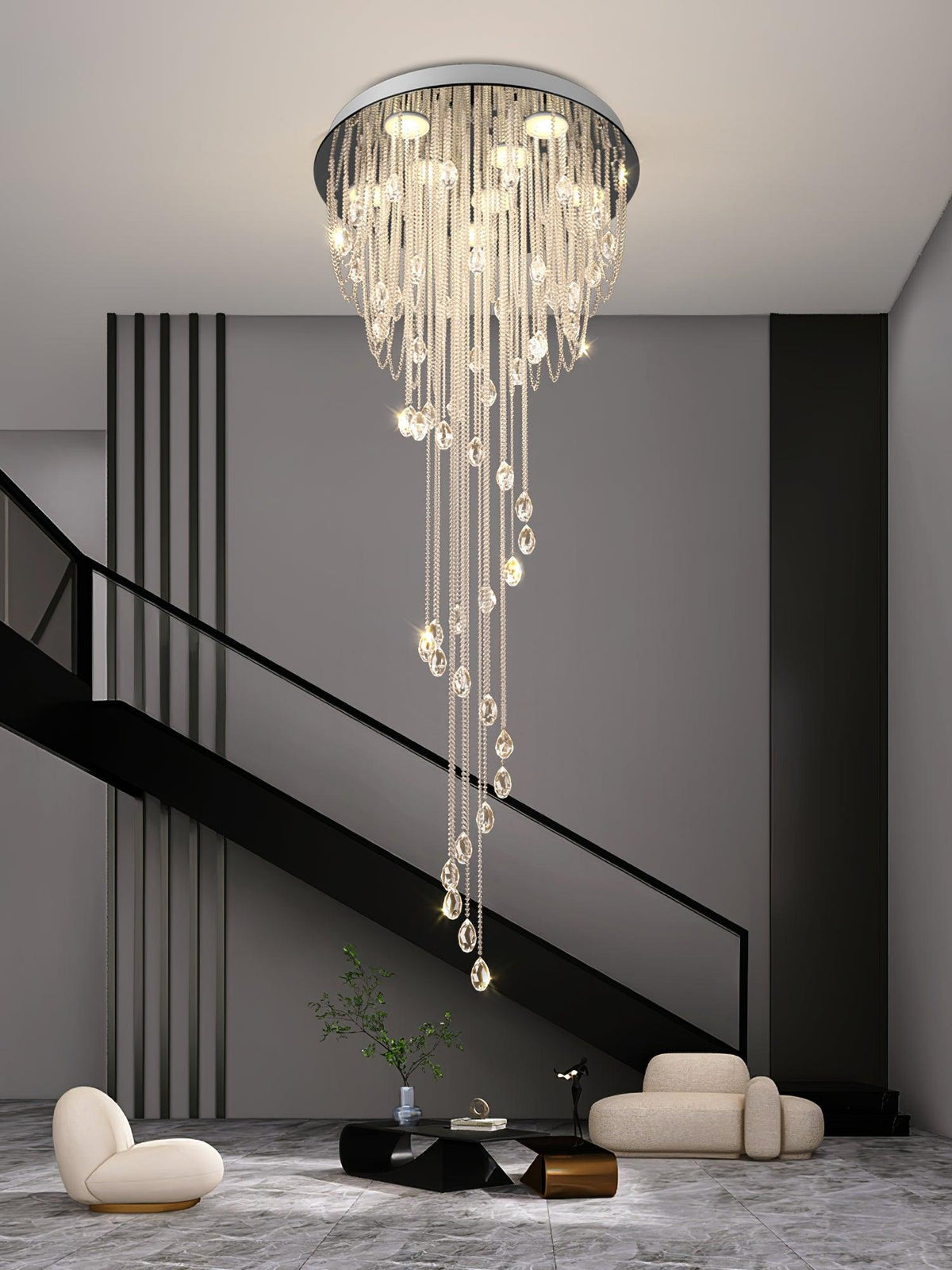 Evlaeia Lustre Cristal Postmoderne Luxueux
