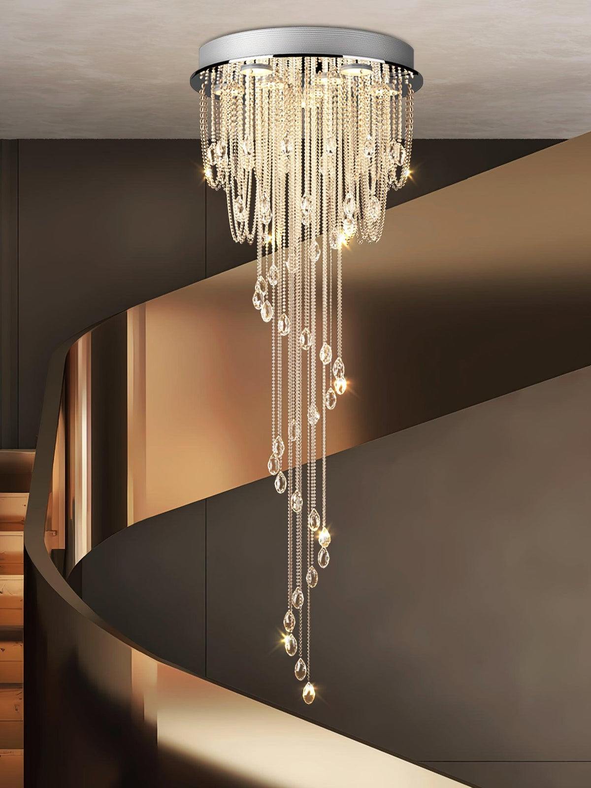 Evlaeia Lustre Cristal Postmoderne Luxueux