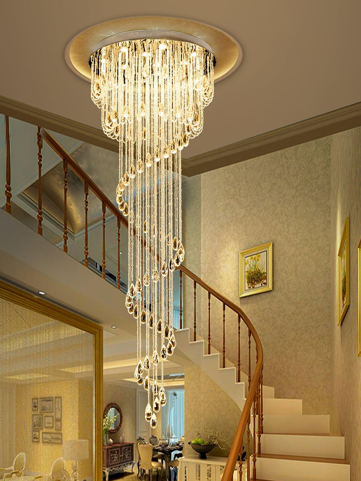 Evlaeia Lustre Cristal Postmoderne Luxueux