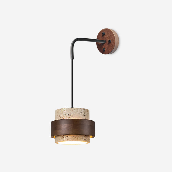 Flare Applique Murale Moderne Minimaliste en Noyer
