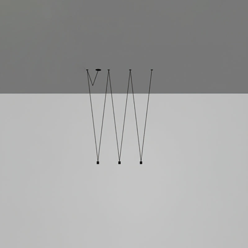Lustra Collection de Suspensions Lampes Fils Câblés Fins