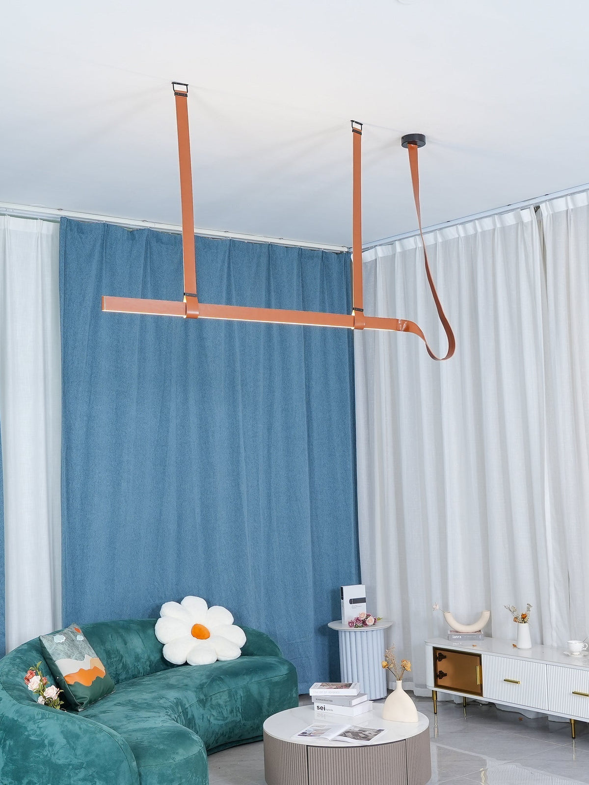 Arcadia Suspension Moderne en Cuir