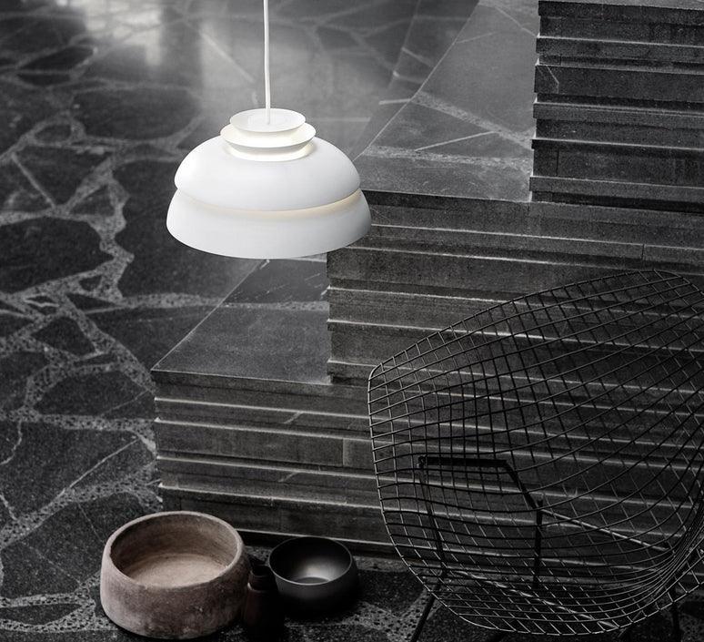 Orlenna Suspension Scandinave Blanche
