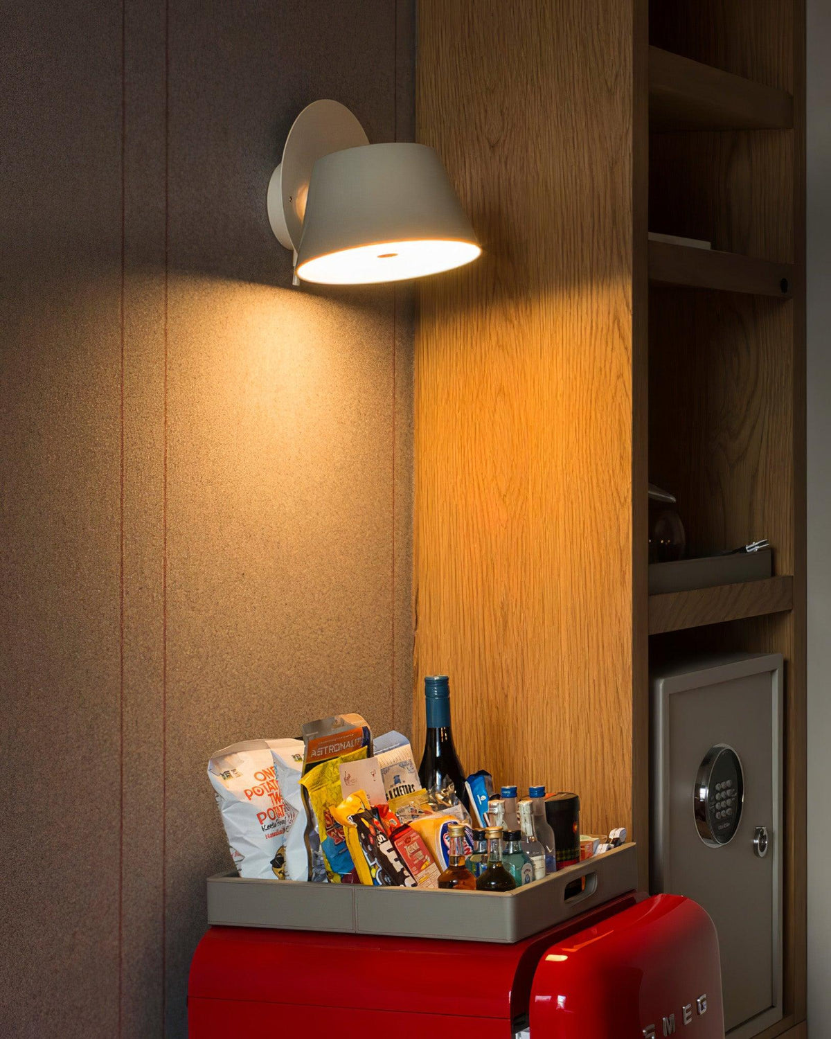 Fivra Lustra Applique Murale Double Abat-Jour