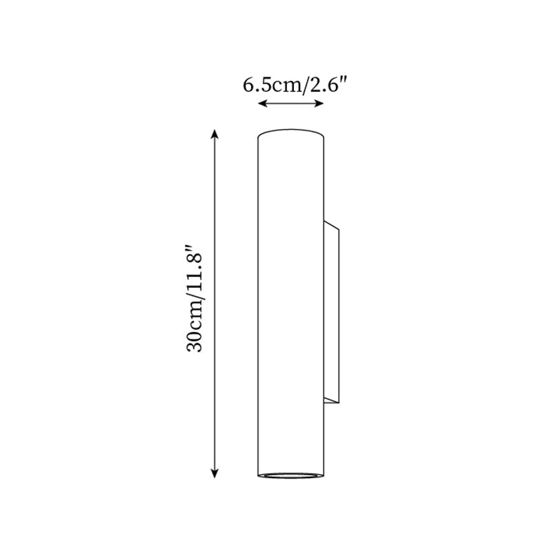 Lunaro Applique Murale Travertin Grande Minimaliste