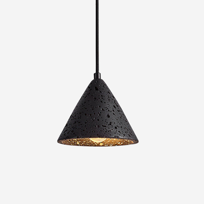 Lava Suspension Moderne en Travertin