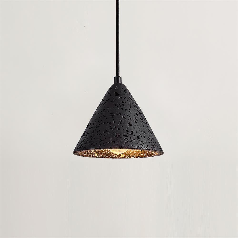 Lava Suspension Moderne en Travertin
