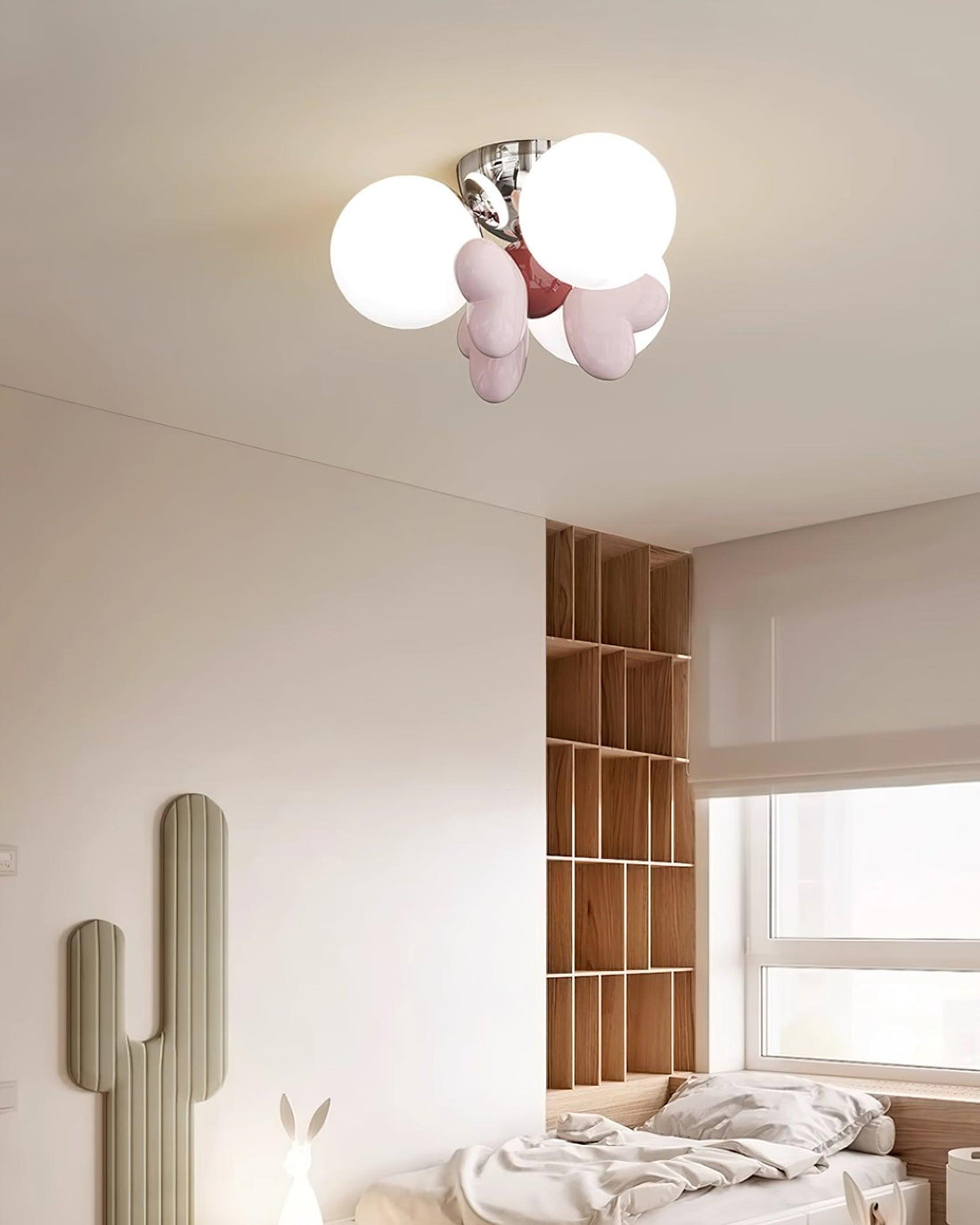 Nica Lustre Plafonnier Crème Élégant Lueur Douce