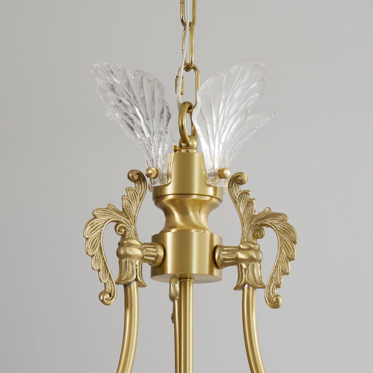 Xelra Lustre en Laiton & Cristal